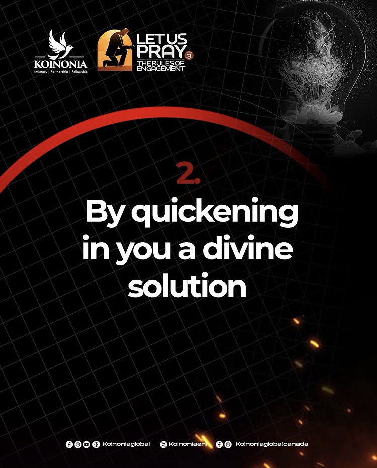 The second way God answers Prayers