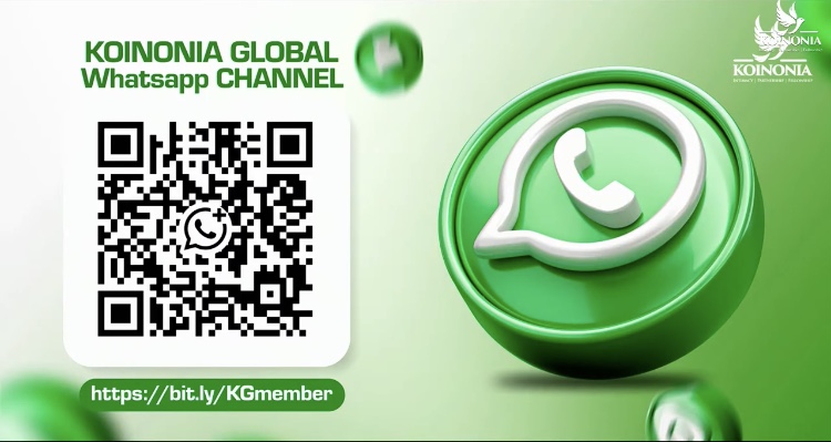 Koinonia Global WhatsApp Channel