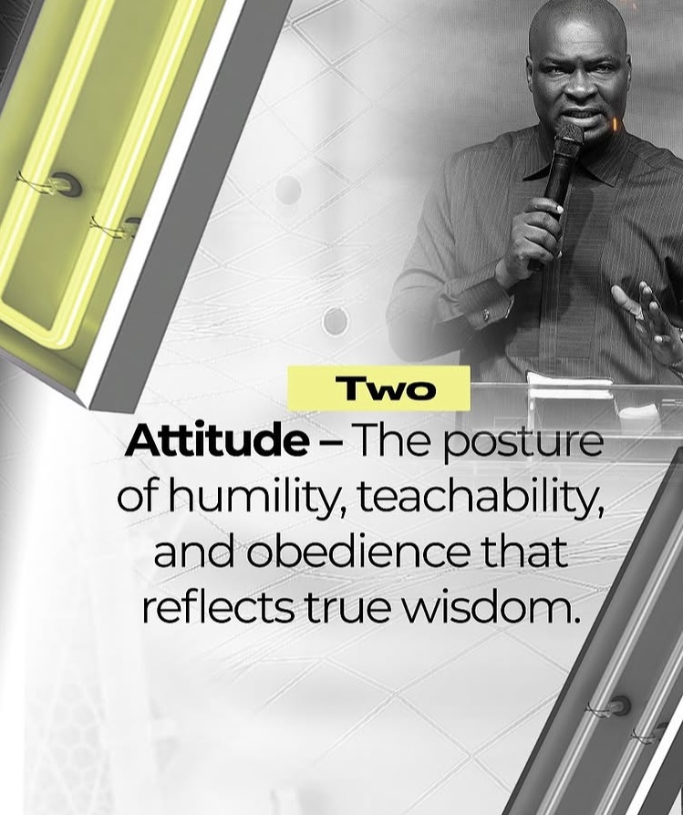 The 2nd Biblical parameter for categorising the 
              wise and the foolish