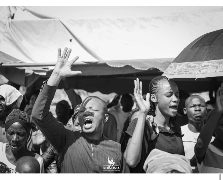The crowd in the Plateau community