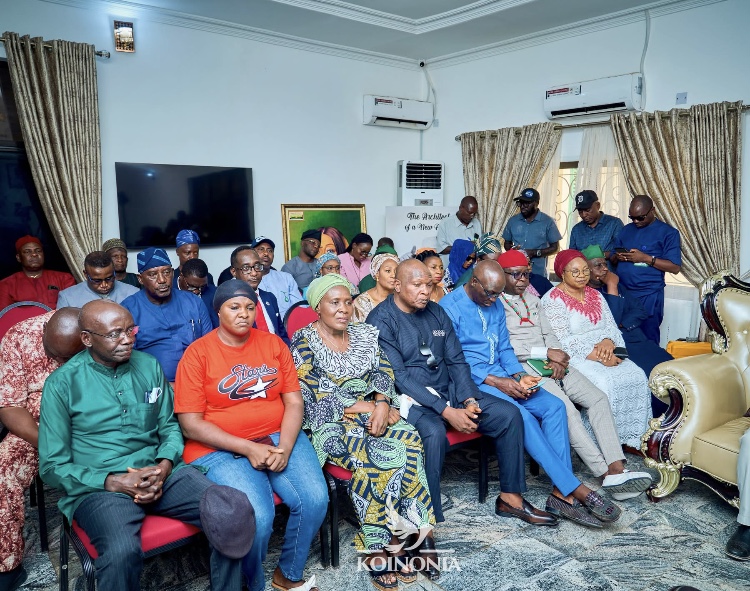 Apostle Joshua at comforts victims of the latest attacks