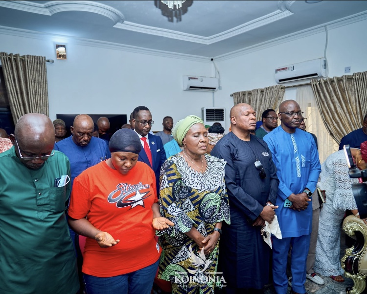 Apostle Joshua at the Plateau Government house