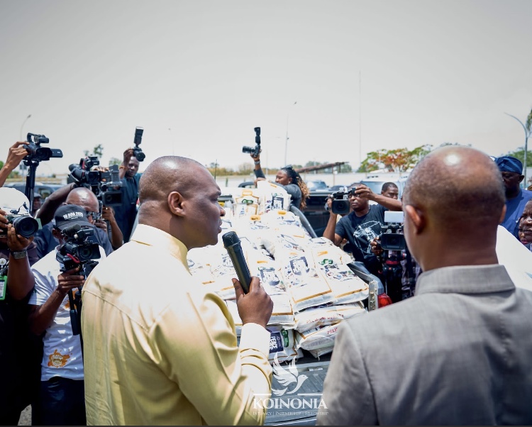 Apostle Joshua at the Plateau Government house