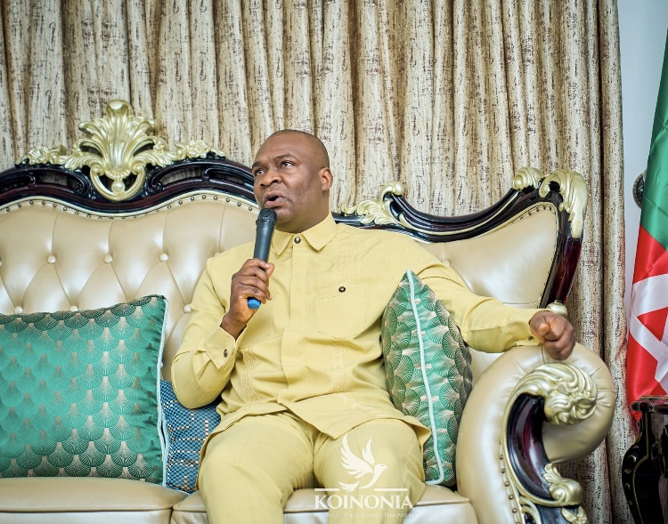 Apostle Joshua at the Plateau Government house