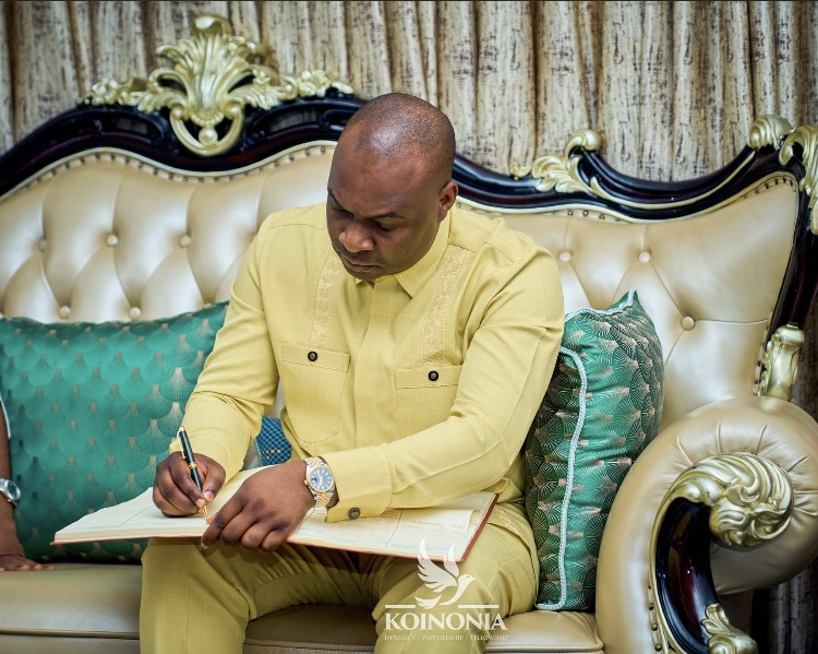 Apostle Joshua at the Plateau Government house