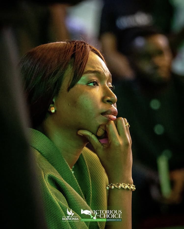 A sister listening attentively