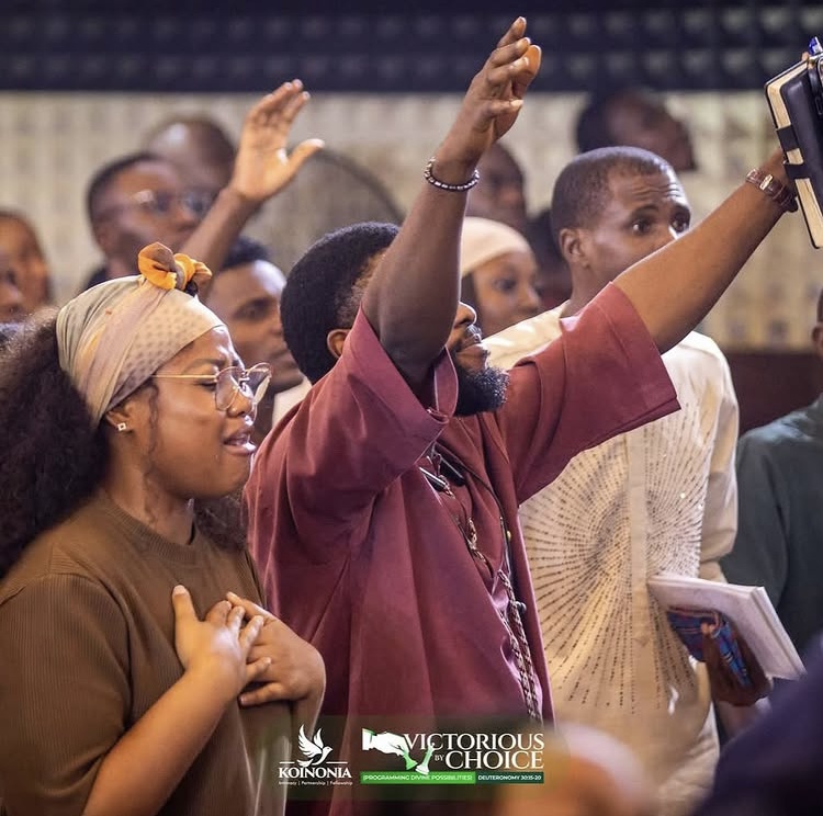 Worshipping in Church