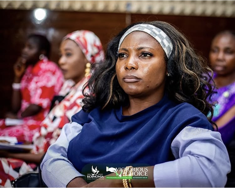 Woman listening to the Word.