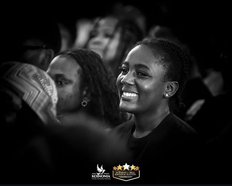 Happy people in Church