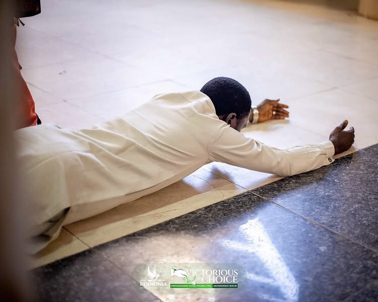 Woman lost in Prayer