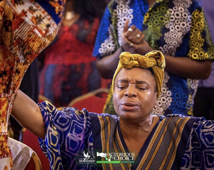 Worship time in Church