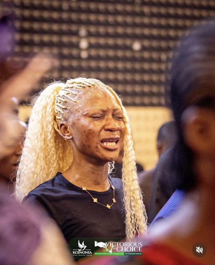 Worship time in Church