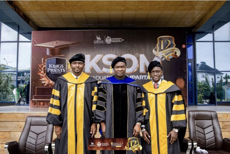 Apostle Joshua with KSOM leadership