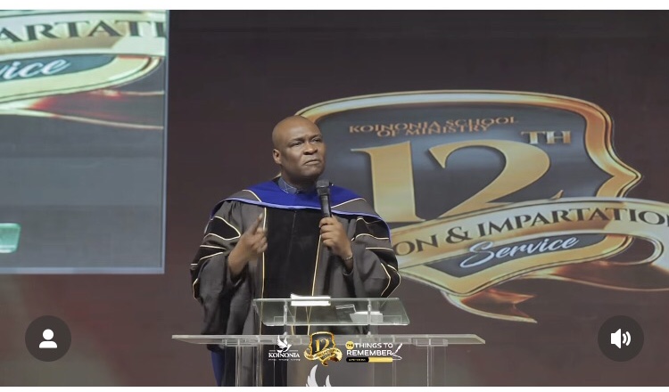 Apostle Joshua on stage