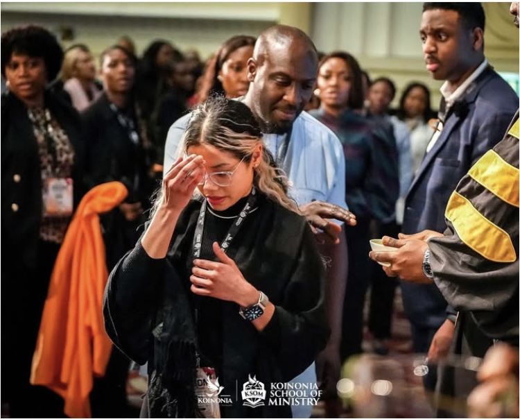 Anointing session