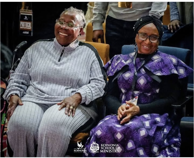 Elder students listening
