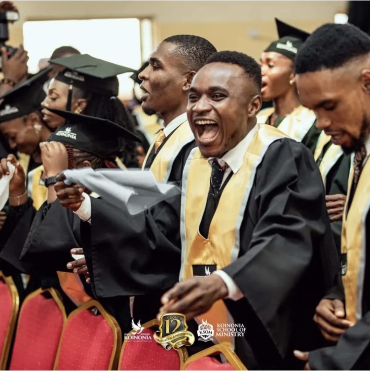 Happy students